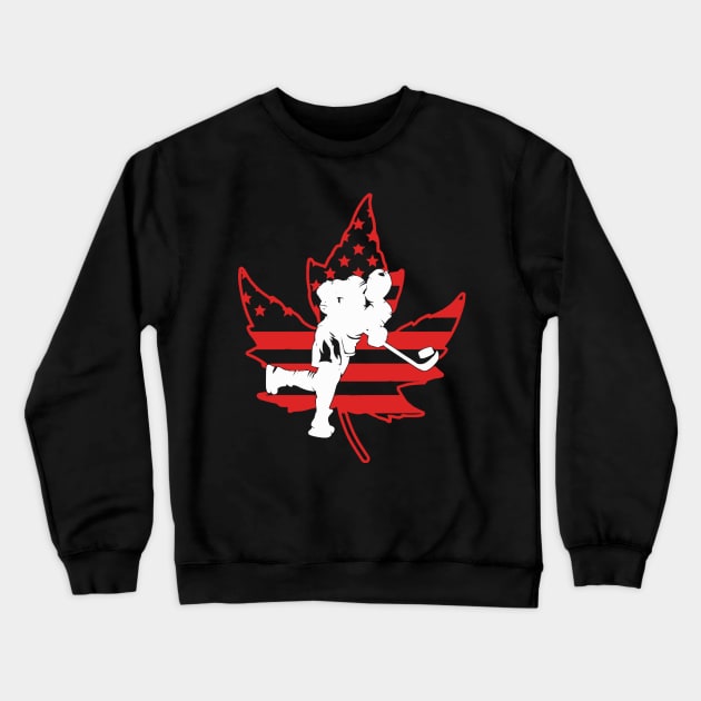 Hockey Canada Crewneck Sweatshirt by LEMOUS TEES